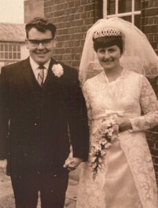 Phil and Maureen's wedding day